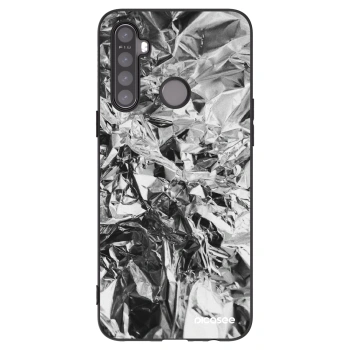 Picasee crna silikonska maskica za Realme 6i - Chrome