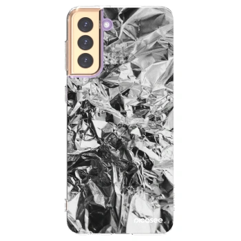 Picasee silikonska prozirna maskica za Samsung Galaxy S21+ 5G G996F - Chrome