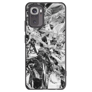 Picasee crna silikonska maskica za Xiaomi Redmi Note 10 - Chrome