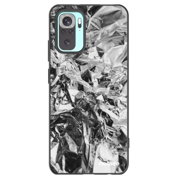 Picasee crna silikonska maskica za Xiaomi Redmi Note 10 Pro - Chrome