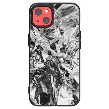 Picasee crna silikonska maskica za Apple iPhone 13 - Chrome
