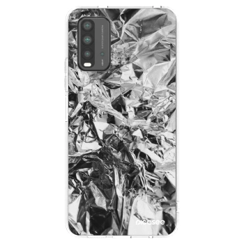Picasee crna silikonska maskica za Xiaomi Redmi 9T - Chrome