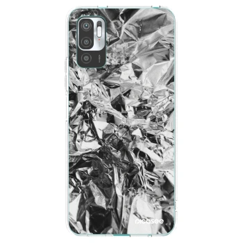 Picasee silikonska prozirna maskica za Xiaomi Redmi Note 10 5G - Chrome