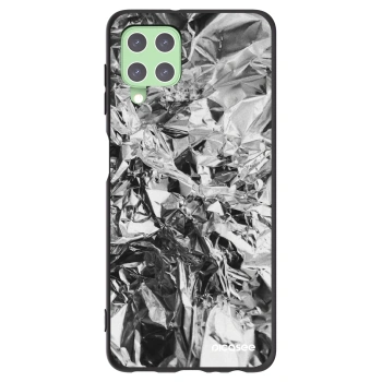 Picasee crna silikonska maskica za Samsung Galaxy A22 A225F 4G - Chrome