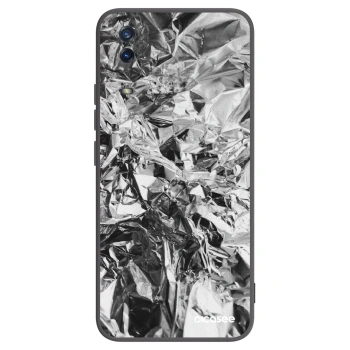 Picasee crna silikonska maskica za Vivo Y11s - Chrome