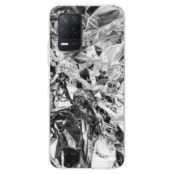 Picasee silikonska prozirna maskica za Realme 8 5G - Chrome
