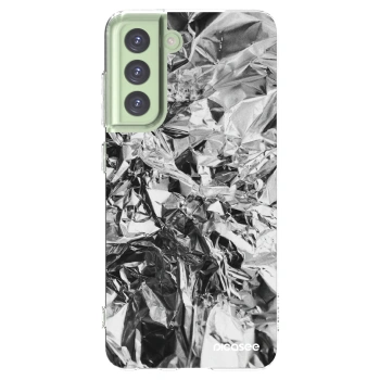 Picasee silikonska prozirna maskica za Samsung Galaxy S21 FE 5G - Chrome