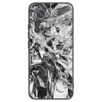 Picasee crna silikonska maskica za Xiaomi 12 Pro - Chrome