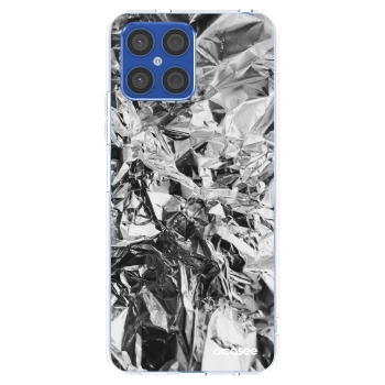 Picasee silikonska prozirna maskica za Honor X8 4G - Chrome