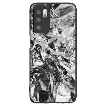 Picasee crna silikonska maskica za OPPO A16s - Chrome