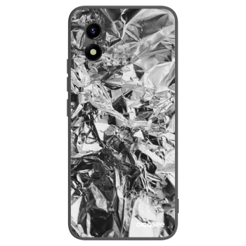 Picasee crna silikonska maskica za Vivo Y01 - Chrome