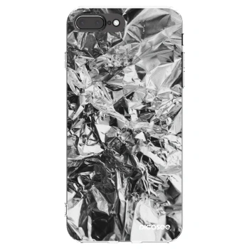 Picasee silikonska prozirna maskica za Apple iPhone 8 Plus - Chrome