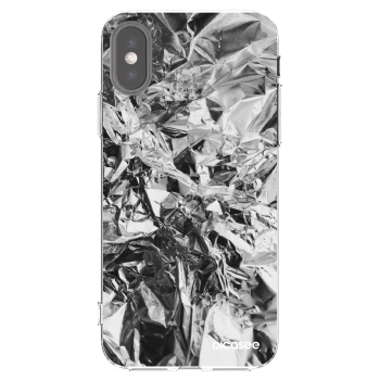 Picasee silikonska prozirna maskica za Apple iPhone X/XS - Chrome