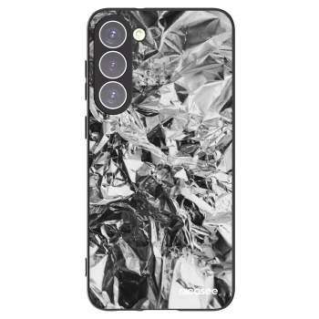 Picasee crna silikonska maskica za Samsung Galaxy S23+ 5G - Chrome