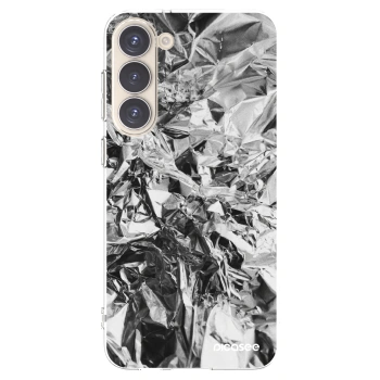 Picasee silikonska prozirna maskica za Samsung Galaxy S23+ 5G - Chrome