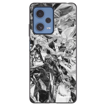 Picasee crna silikonska maskica za Xiaomi Redmi Note 12 Pro 5G - Chrome