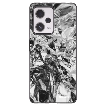 Picasee crna silikonska maskica za Xiaomi Redmi Note 12 Pro+ 5G - Chrome