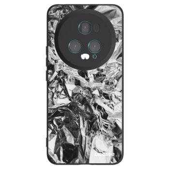 Picasee crna silikonska maskica za Honor Magic5 Pro - Chrome