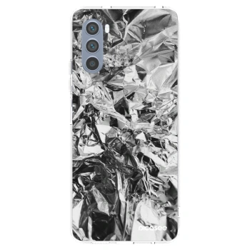 Picasee silikonska prozirna maskica za Motorola Moto G62 - Chrome