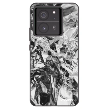 Picasee crna silikonska maskica za Xiaomi 13T Pro - Chrome
