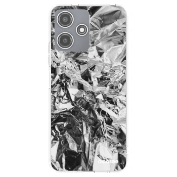 Picasee silikonska prozirna maskica za Xiaomi Redmi 12 5G - Chrome