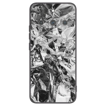 Picasee crna silikonska maskica za Realme 11 Pro+ - Chrome