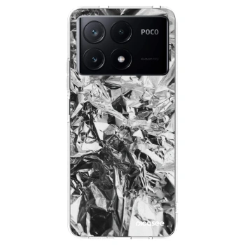 Picasee silikonska prozirna maskica za Xiaomi Poco X6 Pro - Chrome