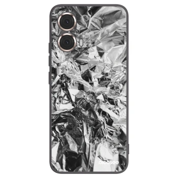 Picasee crna silikonska maskica za Motorola Moto G85 - Chrome