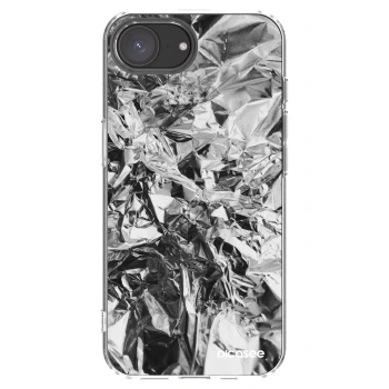 Picasee silikonska prozirna maskica za Apple iPhone 16e - Chrome