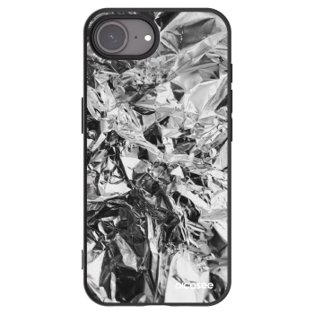 Picasee crna silikonska maskica za Apple iPhone 16e - Chrome