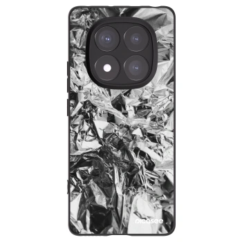 Picasee crna silikonska maskica za Xiaomi Redmi Note 14 Pro 5G - Chrome