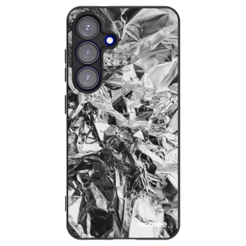 Picasee crna silikonska maskica za Samsung Galaxy S25 5G - Chrome