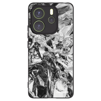 Picasee crna silikonska maskica za Xiaomi Redmi Note 14 4G - Chrome