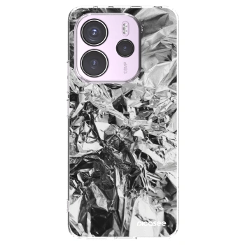 Picasee silikonska prozirna maskica za Xiaomi Redmi Note 14 4G - Chrome