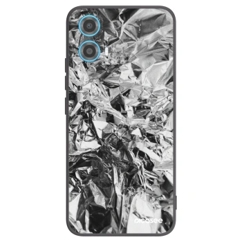 Picasee crna silikonska maskica za Motorola Moto G34 5G - Chrome