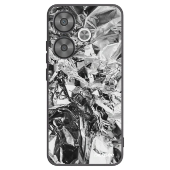 Picasee crna silikonska maskica za Xiaomi Poco F6 - Chrome