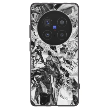 Picasee crna silikonska maskica za Vivo X200 Pro - Chrome