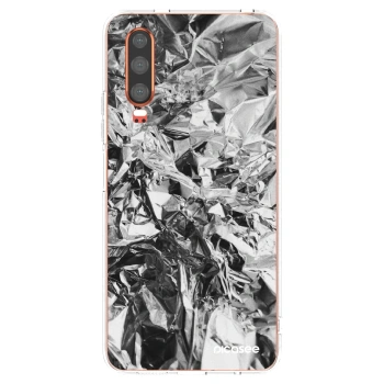 Picasee silikonska prozirna maskica za Huawei P30 - Chrome