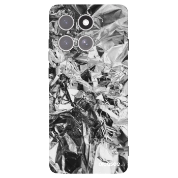 Picasee crna silikonska maskica za Motorola Edge 60 Pro - Chrome