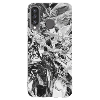 Picasee silikonska prozirna maskica za Huawei P30 Lite - Chrome