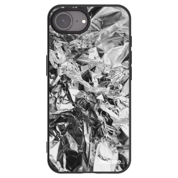 Picasee crna silikonska maskica za Apple iPhone 17e - Chrome