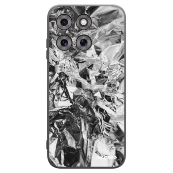 Picasee crna silikonska maskica za Motorola Moto G77 - Chrome