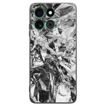 Picasee crna silikonska maskica za Motorola Moto G57 Power - Chrome