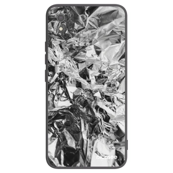 Picasee crna silikonska maskica za Xiaomi Redmi 7A - Chrome