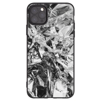 Picasee crna silikonska maskica za Apple iPhone 11 Pro Max - Chrome