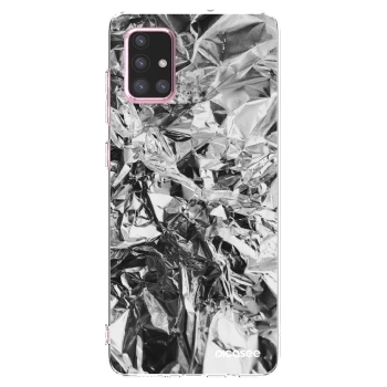 Picasee silikonska prozirna maskica za Samsung Galaxy A71 A715F - Chrome