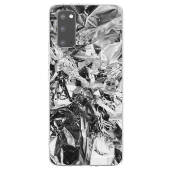 Picasee silikonska prozirna maskica za Samsung Galaxy S20 G980F - Chrome