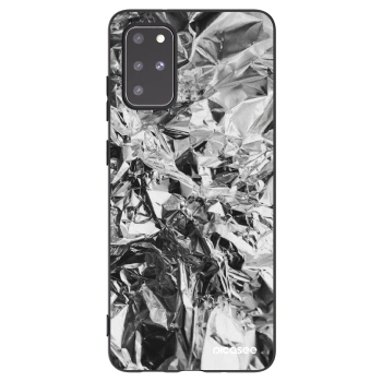 Picasee crna silikonska maskica za Samsung Galaxy S20+ G985F - Chrome