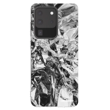 Picasee silikonska prozirna maskica za Samsung Galaxy S20 Ultra 5G G988F - Chrome