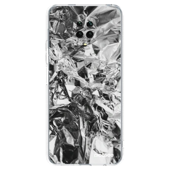 Picasee silikonska prozirna maskica za Xiaomi Redmi Note 9S - Chrome